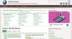 Desktop Screenshot of globalissues.org
